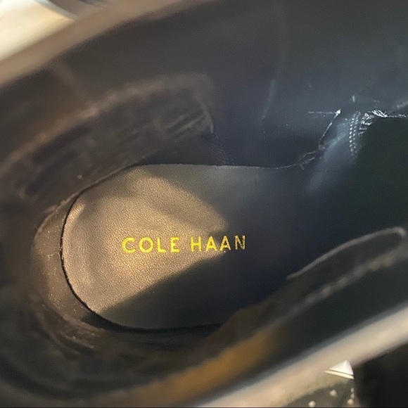 New! Cole Haan Railyn Black Leather Bootie 7B - Picture 10 of 12